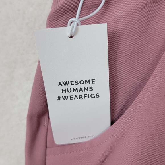 Figs Mineral Mauve Zamora Maternity Jogger Scrub Pants Sz 2XL Plus Size NEW - Picture 6 of 13